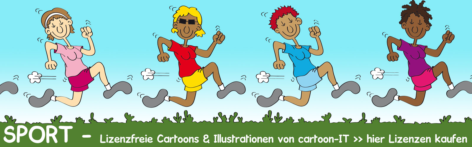 Lizenzfreie Cartoons SPORT